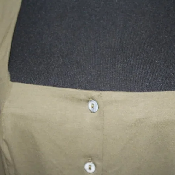 Rihoas Square Neck Mini Button Down Dress Size S Small NWT's Vintage Style - Picture 6 of 11